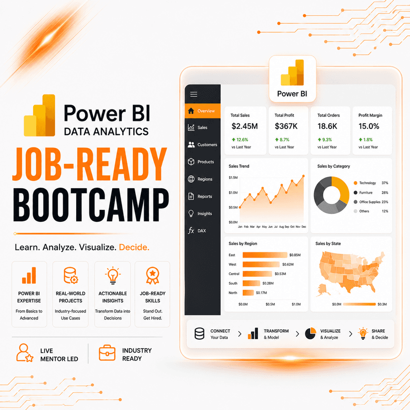 Power BI Data Analytics Job-Ready Bootcamp